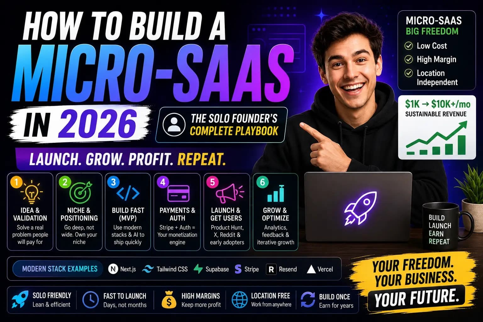 How to Build a Micro-SaaS in 2026: The Solo Founder's Complete Playbook