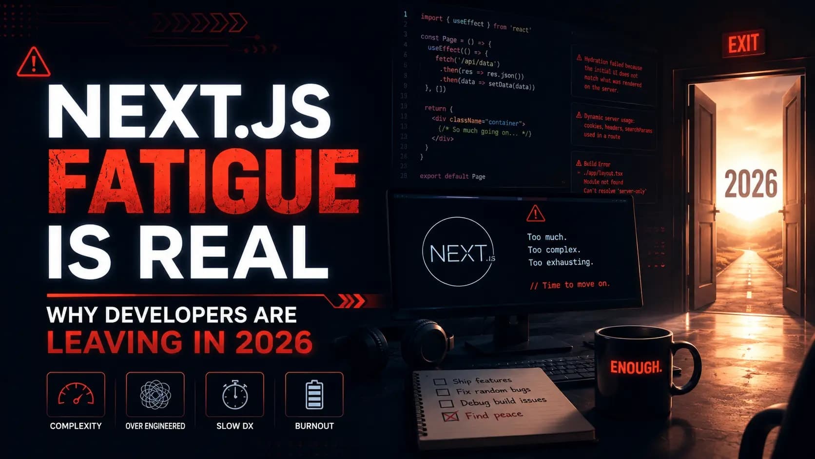 Next.js Fatigue is Real - Why Developers Are Leaving in 2026