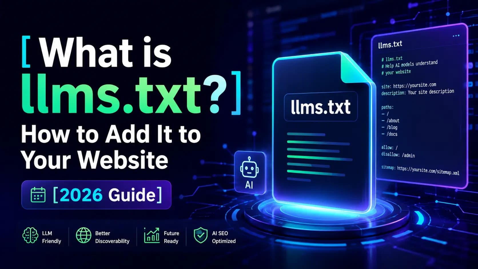 What is llms.txt? How to Add It to Your Website (2026 Guide)